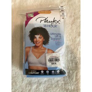 Playtex 18 Hour Cotton Stretch Wireless Full Coverage Bra US474C 40D